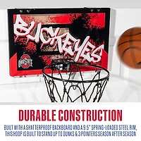 Franklin Ohio State University Over the Door Basketball Hoop Set