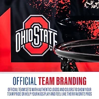 Franklin Ohio State University Over the Door Basketball Hoop Set