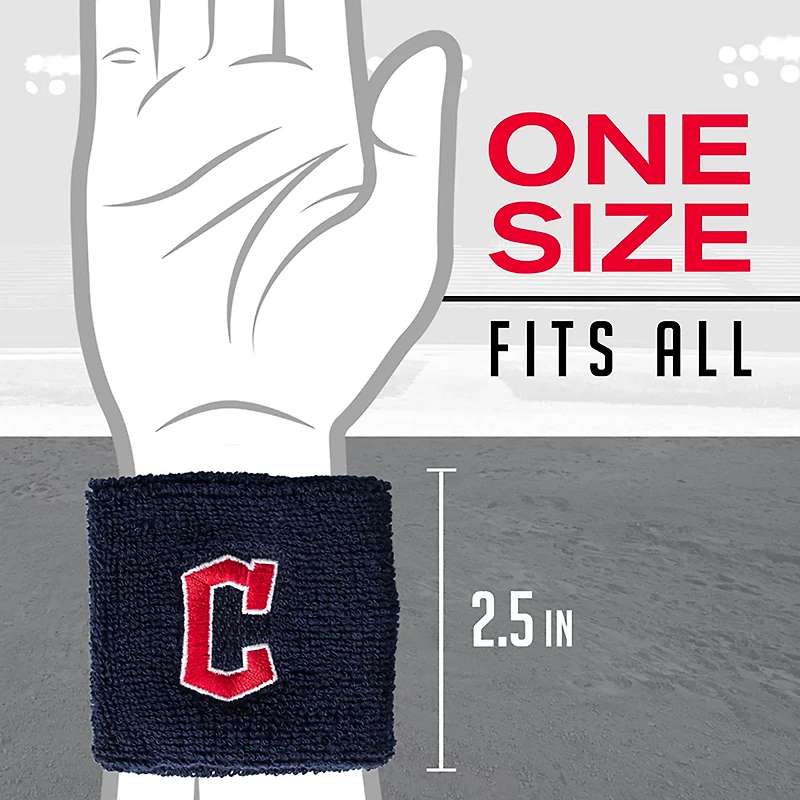Franklin Cleveland Guardians Embroidered Wristbands