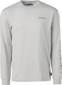 Magellan Outdoors Men's Grotto Falls Holiday Mossy Oak Break-Up Country Snowdrift 2.0 Long Sleeve T-shirt