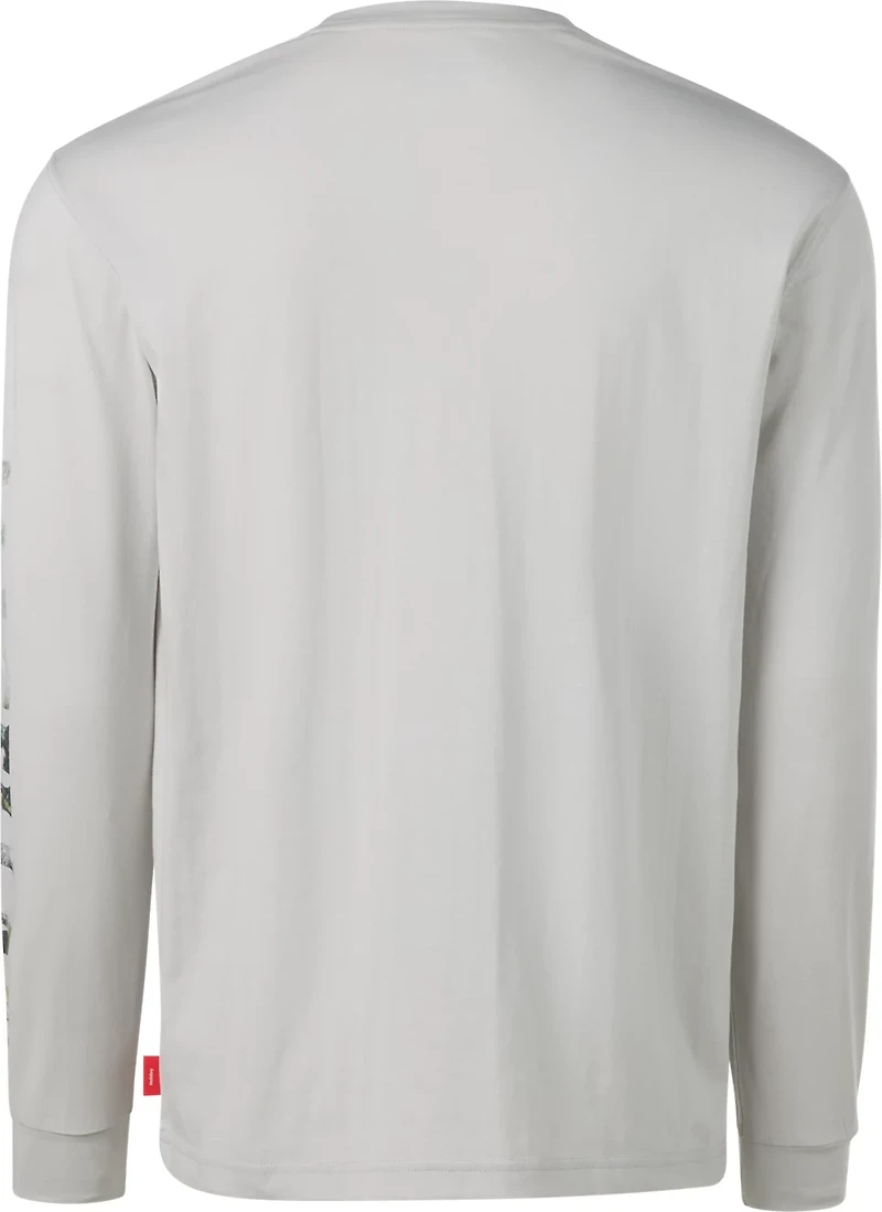 Magellan Outdoors Men's Grotto Falls Holiday Mossy Oak Break-Up Country Snowdrift 2.0 Long Sleeve T-shirt