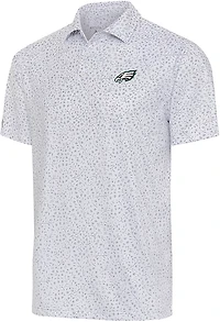 Antigua Men's Philadelphia Eagles Motion Short Sleeve Polo Shirt