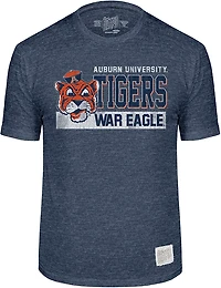 WILDCAT RETRO Men's Auburn Block Mascot T-shirt