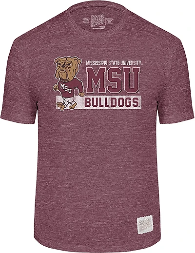 WILDCAT RETRO Men's Mississippi State Block Mascot T-shirt