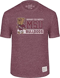WILDCAT RETRO Men's Mississippi State Block Mascot T-shirt