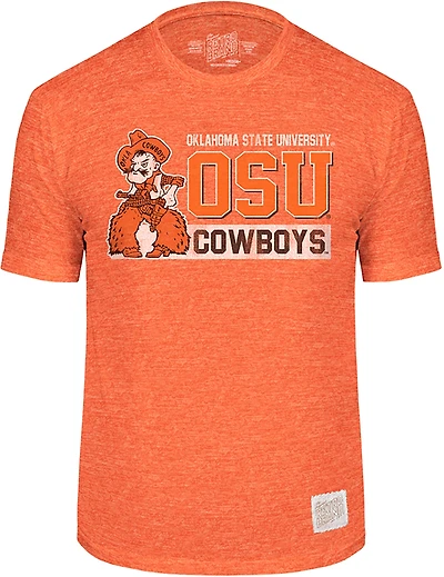 WILDCAT RETRO Men's Oklahoma State Block Mascot T-shirt