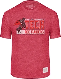 WILDCAT RETRO Men's Texas Tech Block Mascot T-shirt