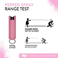 Guard Dog Security Quick Action Hard Case Pepper Spray with Belt Clip