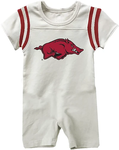 Wes & Willy Infant Boys' University of Arkansas Primary Logo Romper