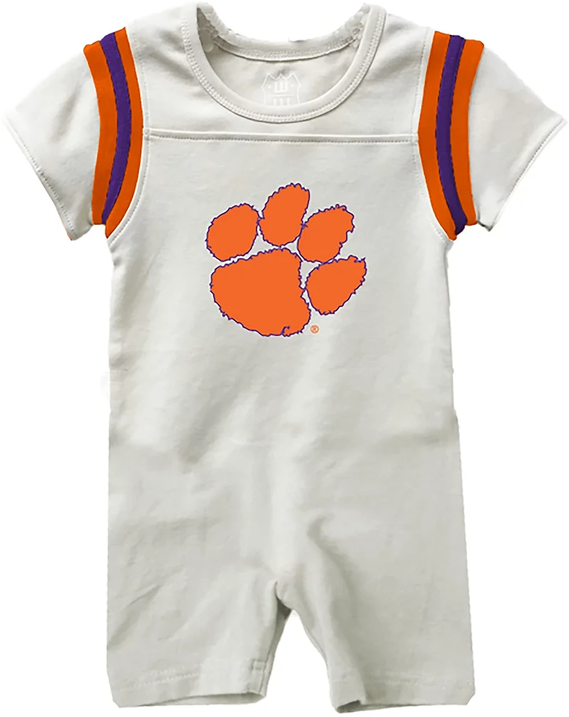 Wes & Willy Infant Boys' Clemson University Primary Logo Romper