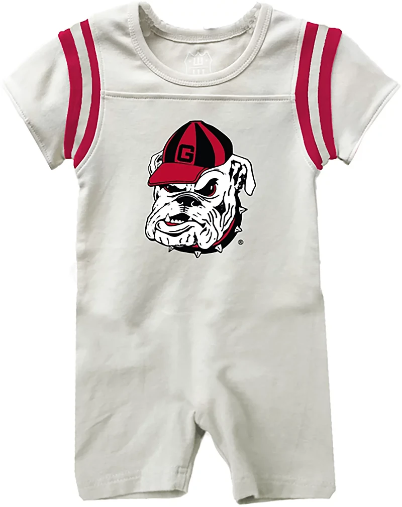 Wes & Willy Infant Boys' University of Georgia Primary Logo Romper