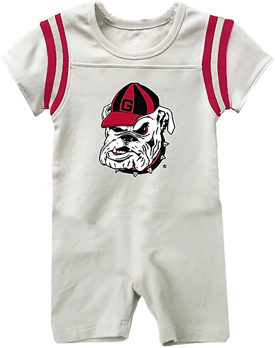 Wes & Willy Infant Boys' University of Georgia Primary Logo Romper