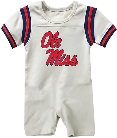 Wes & Willy Infant Boys' University of Mississippi Primary Logo Romper