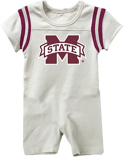 Wes & Willy Infant Boys' Mississippi State University Primary Logo Romper