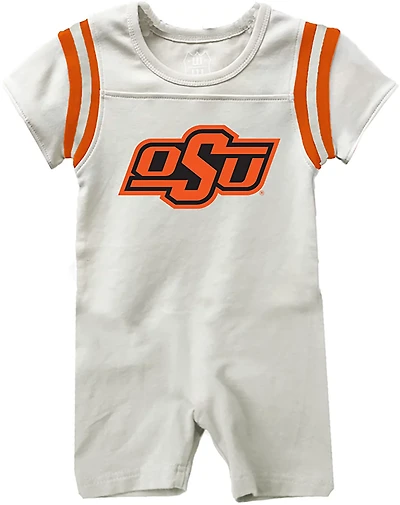 Wes & Willy Infant Boys' Oklahoma State University Primary Logo Romper