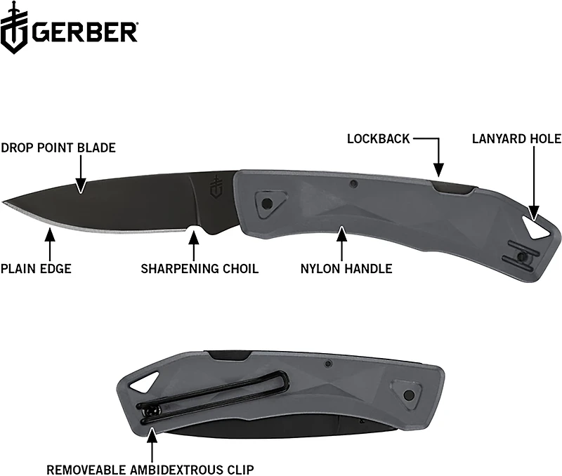 Gerber LST Ultra Grey Folding Knife