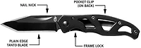 Gerber Paraframe Tanto Black Folding Knife and Shard Black Combo