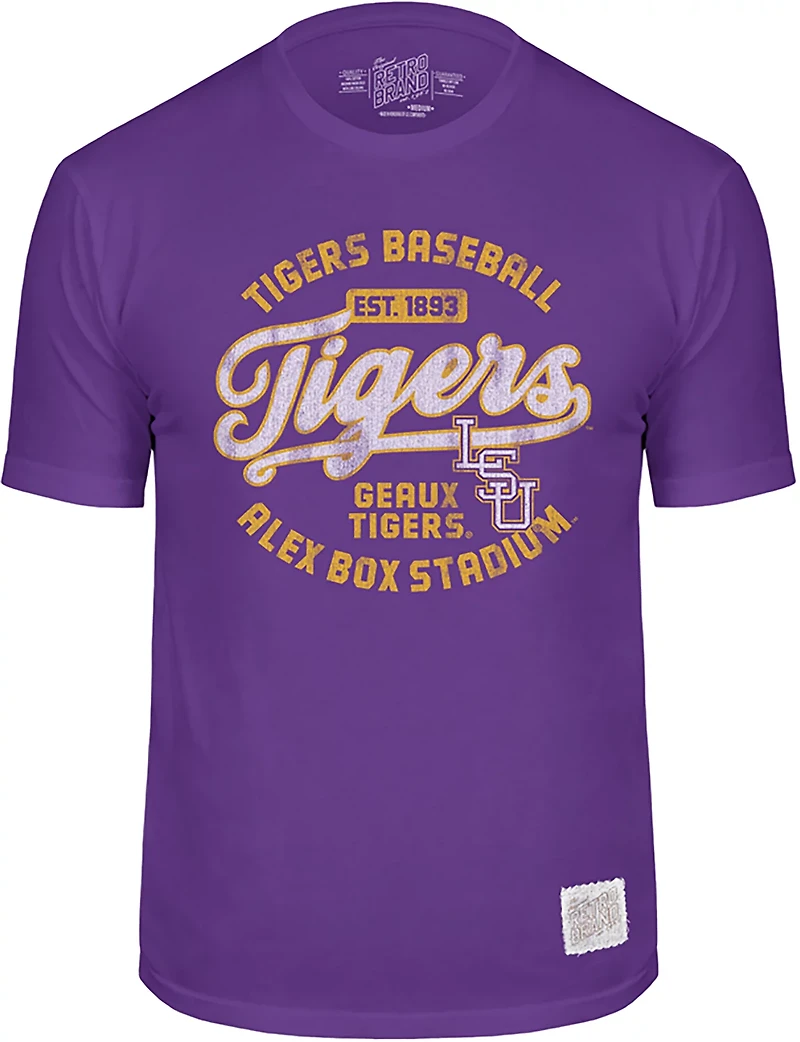 WILDCAT RETRO Men's LSU Baseball Tigers Script T-shirt