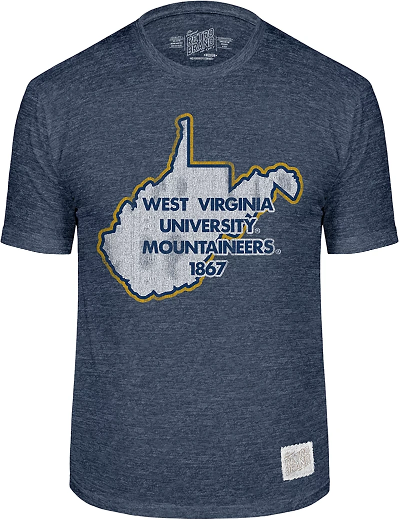 WILDCAT RETRO Men's West Virginia School State T-shirt
