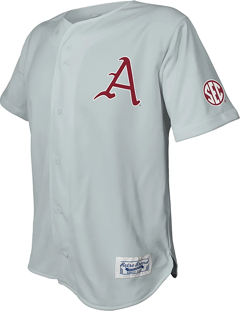 WILDCAT RETRO Men's Arkansas Razorbacks Baseball Jersey T-shirt