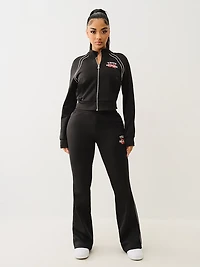 True Religion Women's Sporty Shrunken Track Jacket