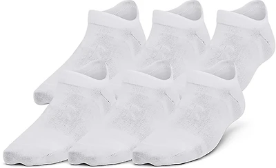 Under Armour Kids' Essential No-Show Socks 6-Pack