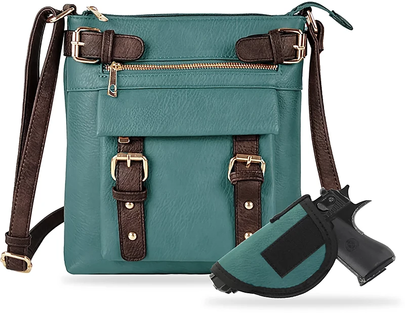 Jessie & James Hannah Concealed Carry Lock and Key Crossbody Bag