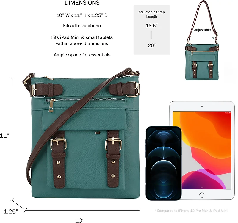 Jessie & James Hannah Concealed Carry Lock and Key Crossbody Bag