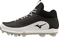 Mizuno Men's Ambition 3 Mid Metal 9-Spike Baseball Cleats