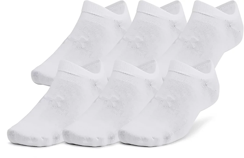 Under Armour Essential No Show Socks 6-Pack