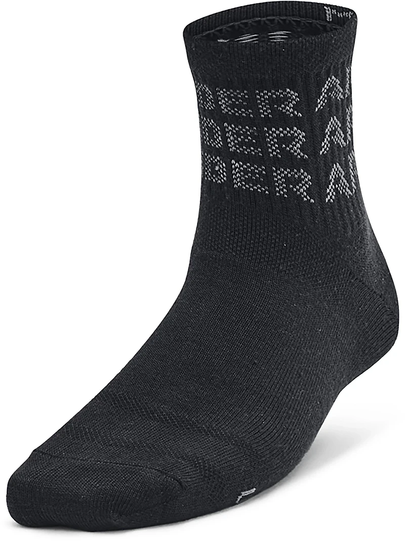 Under Armour Kids' Essential Quarter Socks 6-Pack