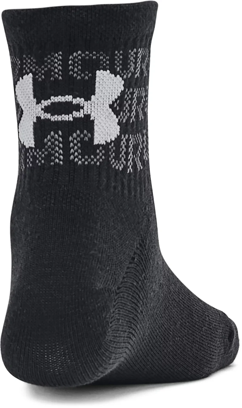 Under Armour Kids' Essential Quarter Socks 6-Pack