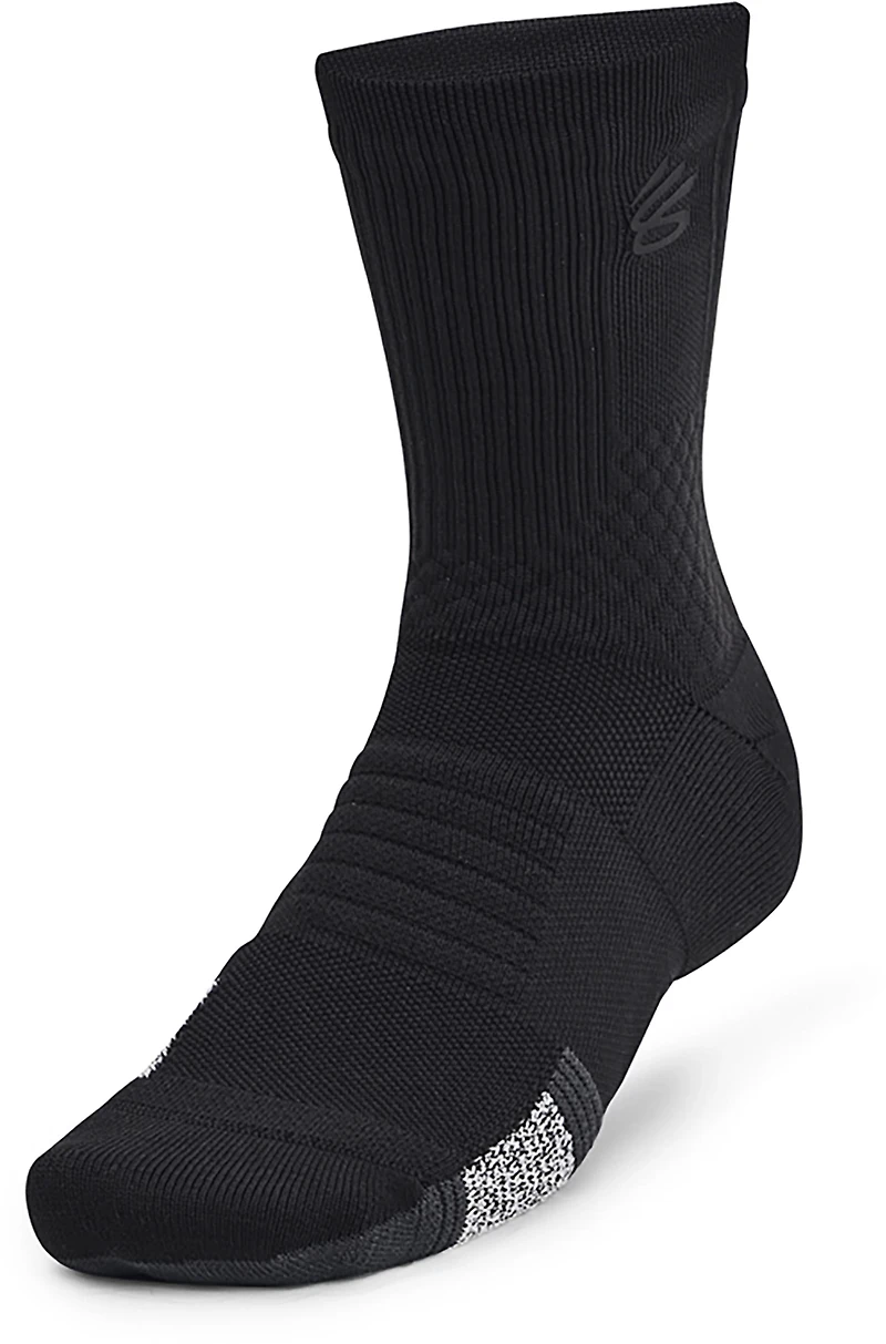 Under Armour Curry ArmourDry Playmaker Mid Crew Socks