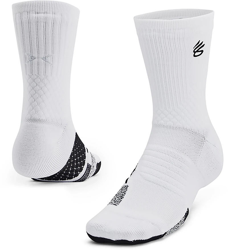 Under Armour Curry ArmourDry Playmaker Mid Crew Socks