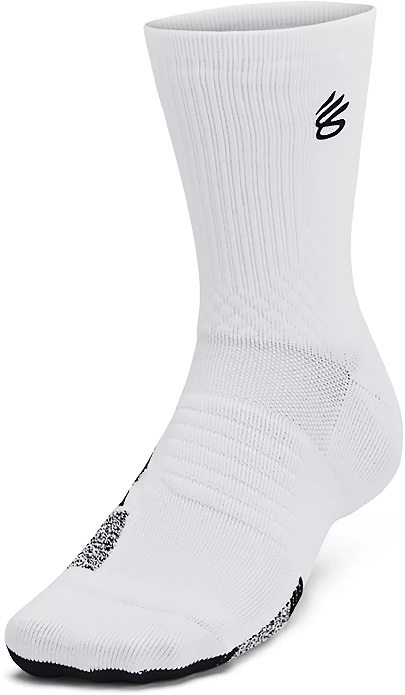 Under Armour Curry ArmourDry Playmaker Mid Crew Socks
