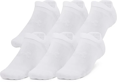 Under Armour Essential Cushion No Show Socks 6-Pack