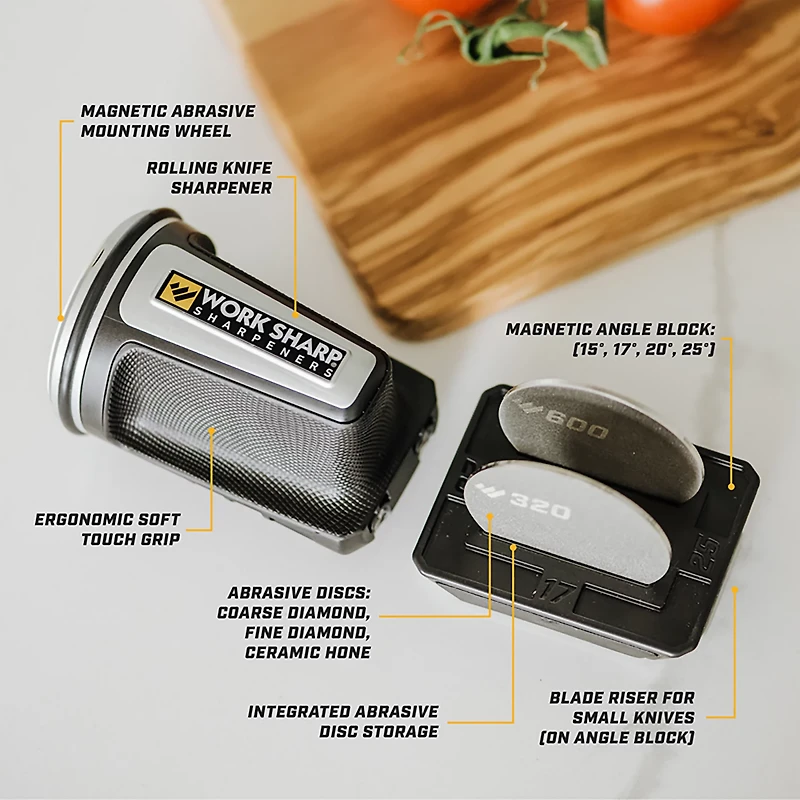 Work Sharp Kitchen Edge Rolling Knife Sharpener