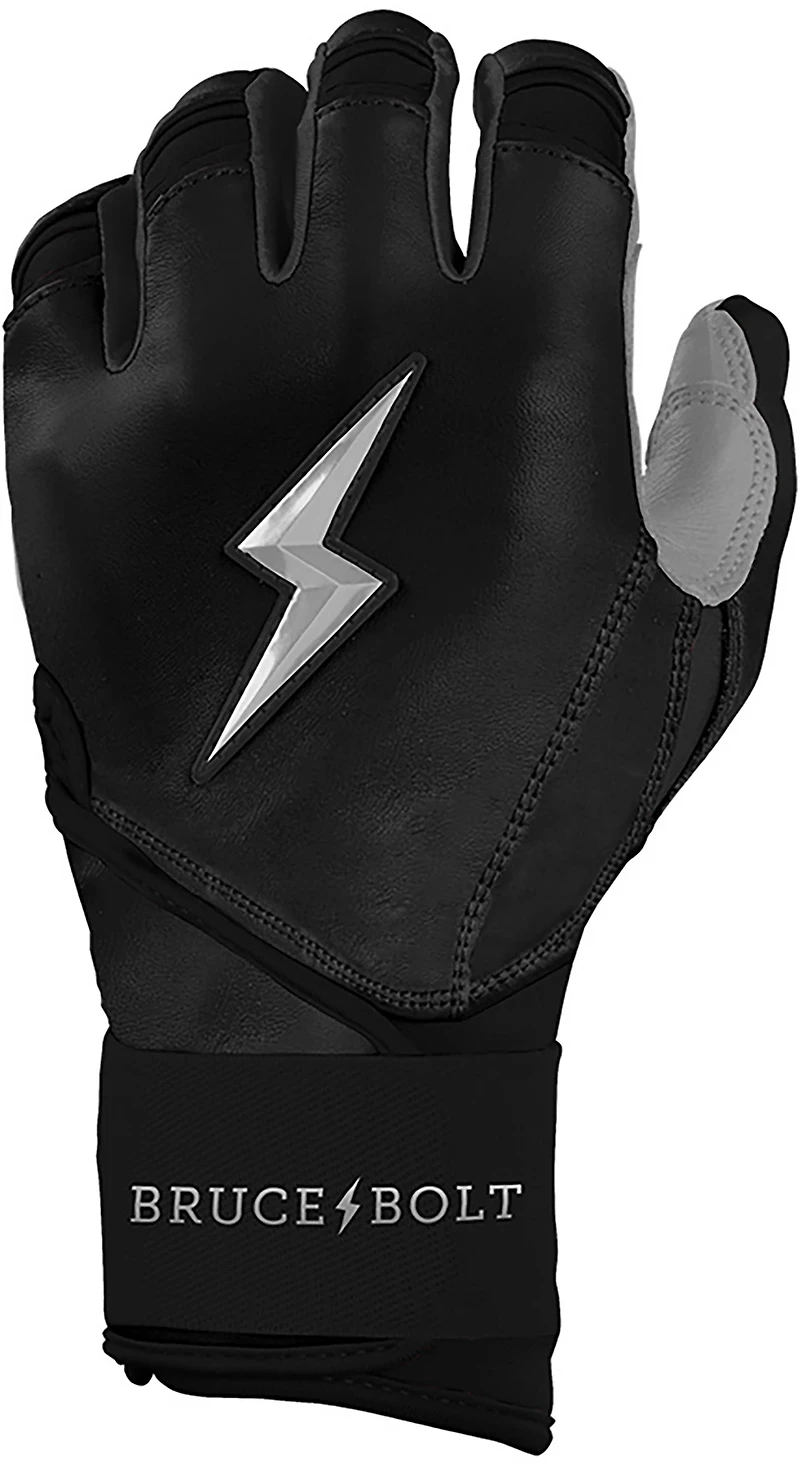 BRUCE BOLT Kids' CHROME Series Long Cuff Batting Baseball Gloves