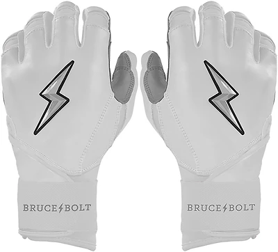 BRUCE BOLT Kids' CHROME Series Long Cuff Batting Baseball Gloves
