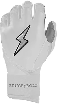 BRUCE BOLT Kids' CHROME Series Long Cuff Batting Baseball Gloves