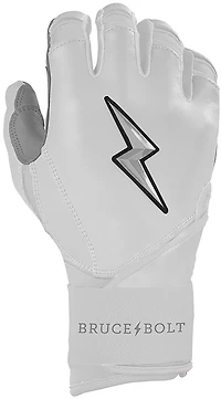 BRUCE BOLT Kids' CHROME Series Long Cuff Batting Baseball Gloves