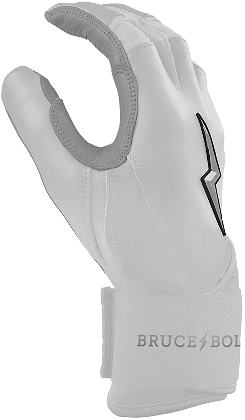 BRUCE BOLT Kids' CHROME Series Long Cuff Batting Baseball Gloves