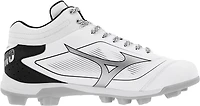 Mizuno Men's Cushionrevo Diamond TPU Mid Baseball Cleats