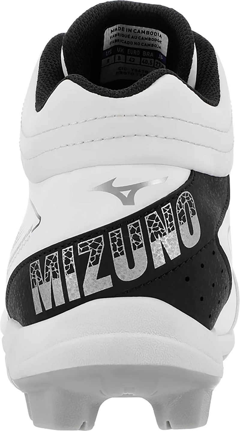 Mizuno Men's Cushionrevo Diamond TPU Mid Baseball Cleats