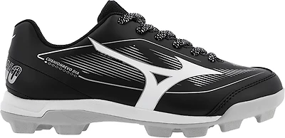 Mizuno Boys' Cushionrevo Diamond Jr Rubber Molded Low Baseball Cleats