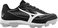 Mizuno Boys' Cushionrevo Diamond Jr Rubber Molded Low Baseball Cleats