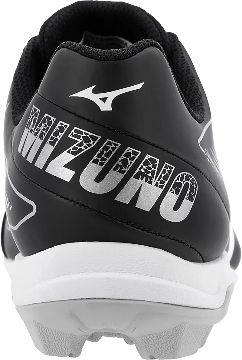 Mizuno Boys' Cushionrevo Diamond Jr Rubber Molded Low Baseball Cleats