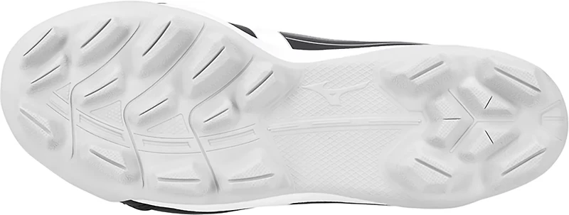 Mizuno Boys' Cushionrevo Diamond Jr Rubber Molded Low Baseball Cleats