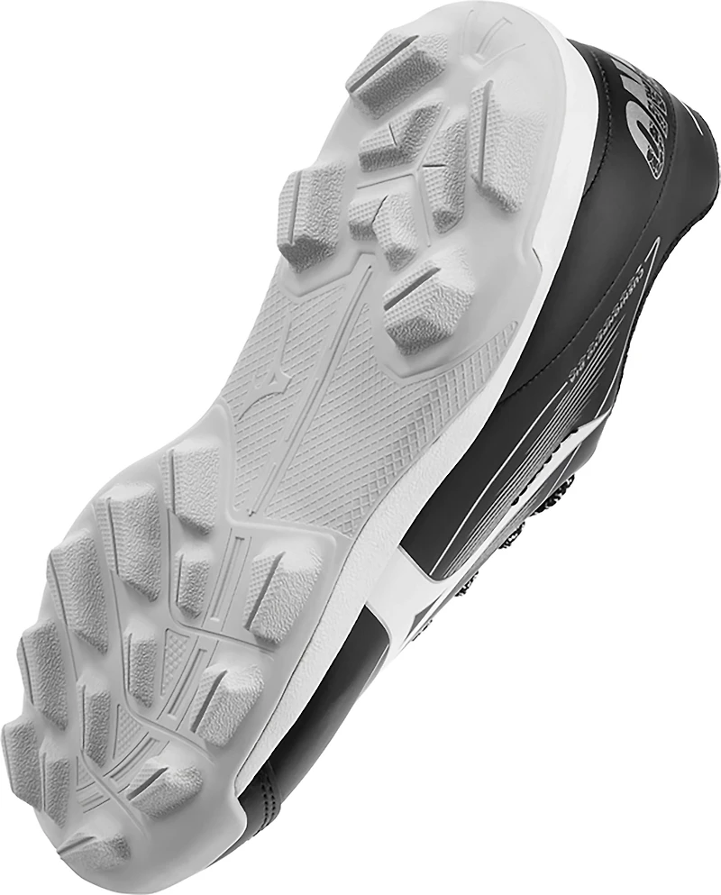 Mizuno Boys' Cushionrevo Diamond Jr Rubber Molded Low Baseball Cleats