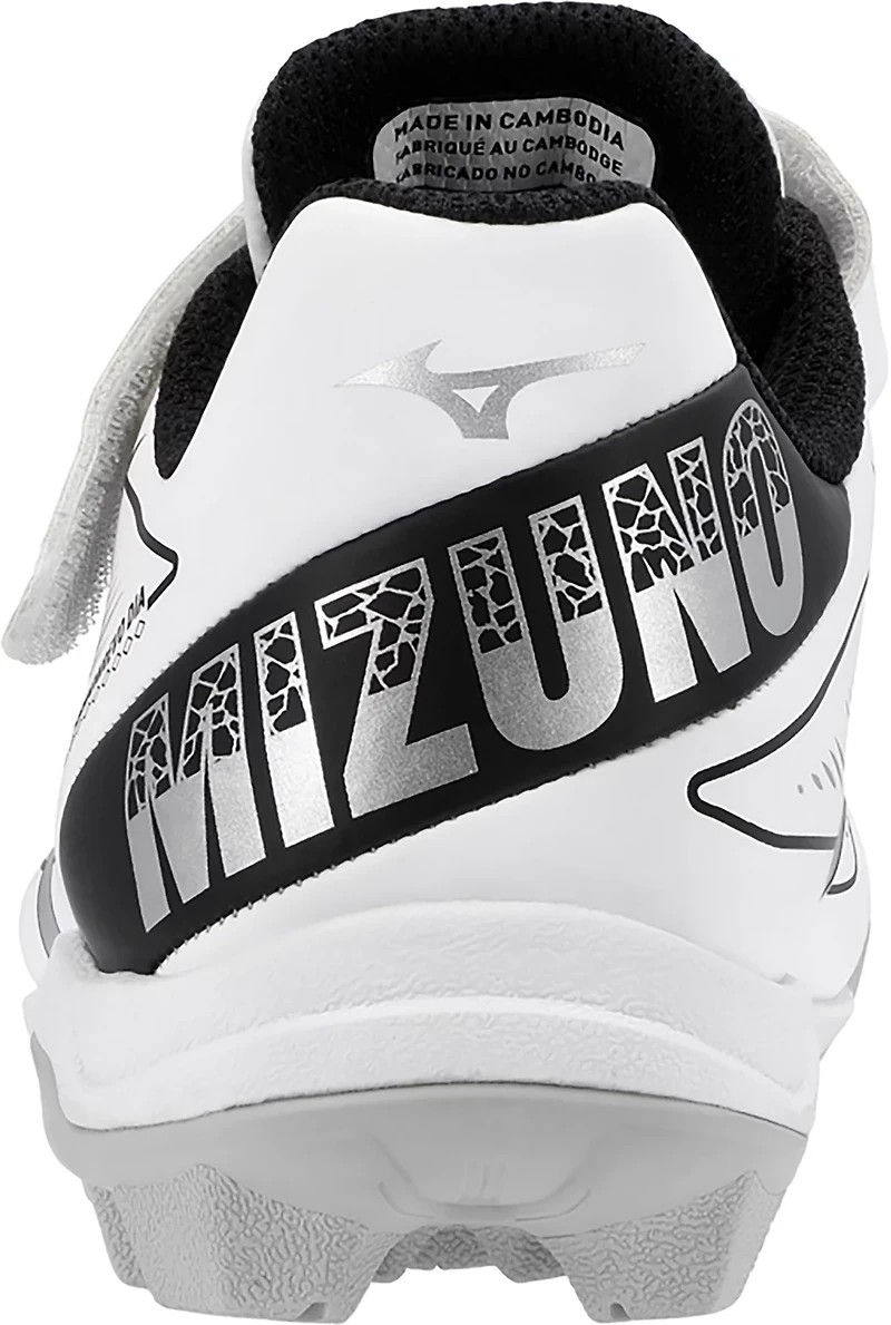 Mizuno Kids' Cushionrevo Diamond Rubber Molded Low Baseball Cleats